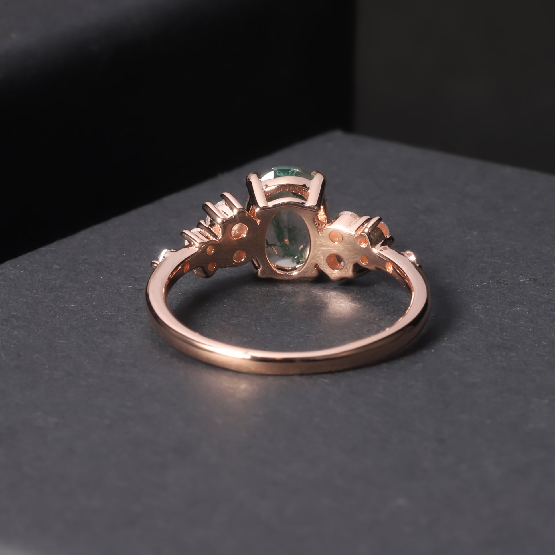 gemstone cluster ring