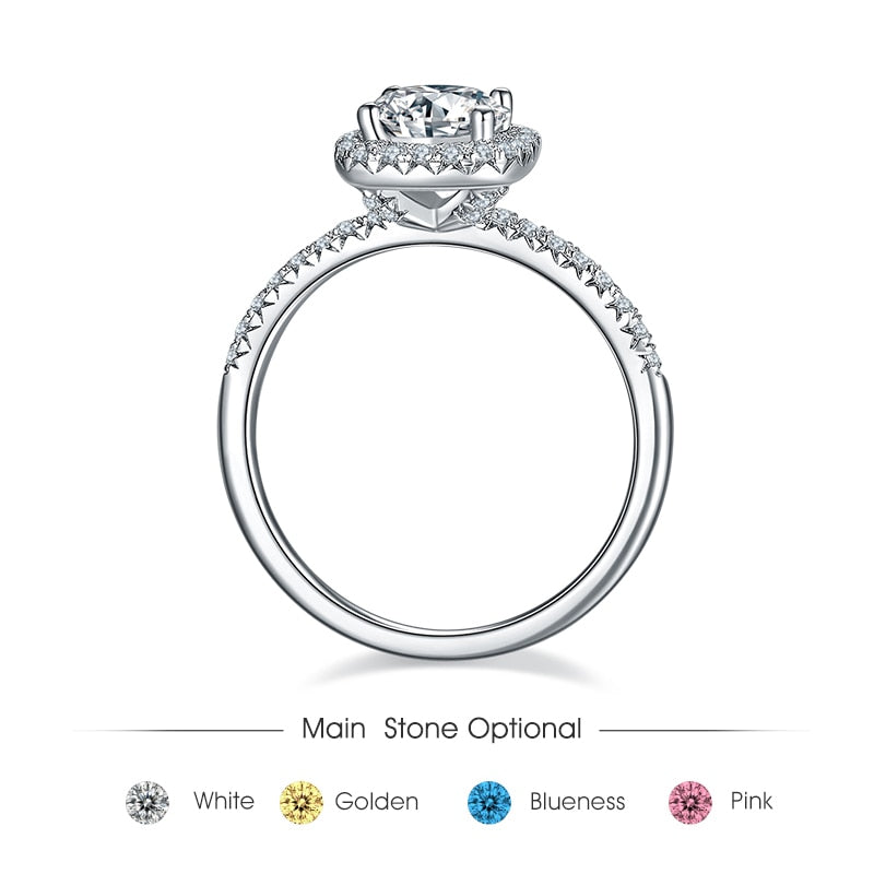 moissanite diamond rings 