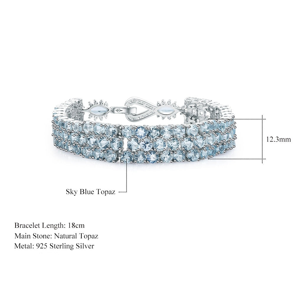 Sky Blue Topaz Bracelet