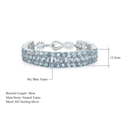 Sky Blue Topaz Bracelet