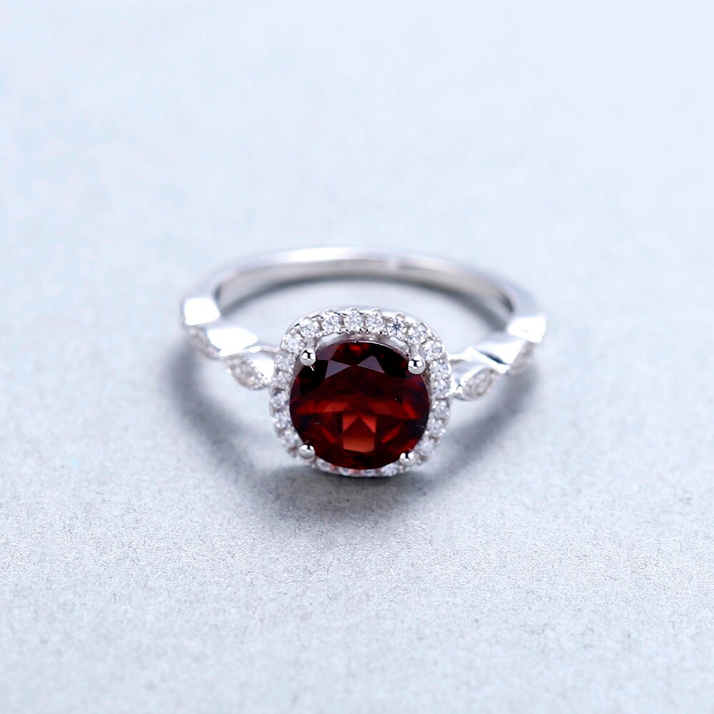 Natural Garnet Ring