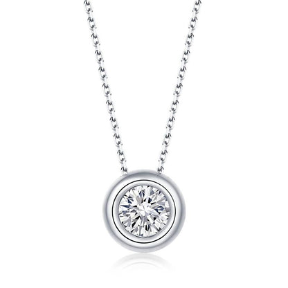 moissanite necklace for women