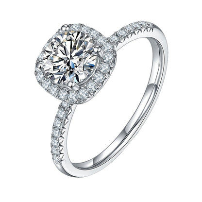 Moissanite Promise Ring