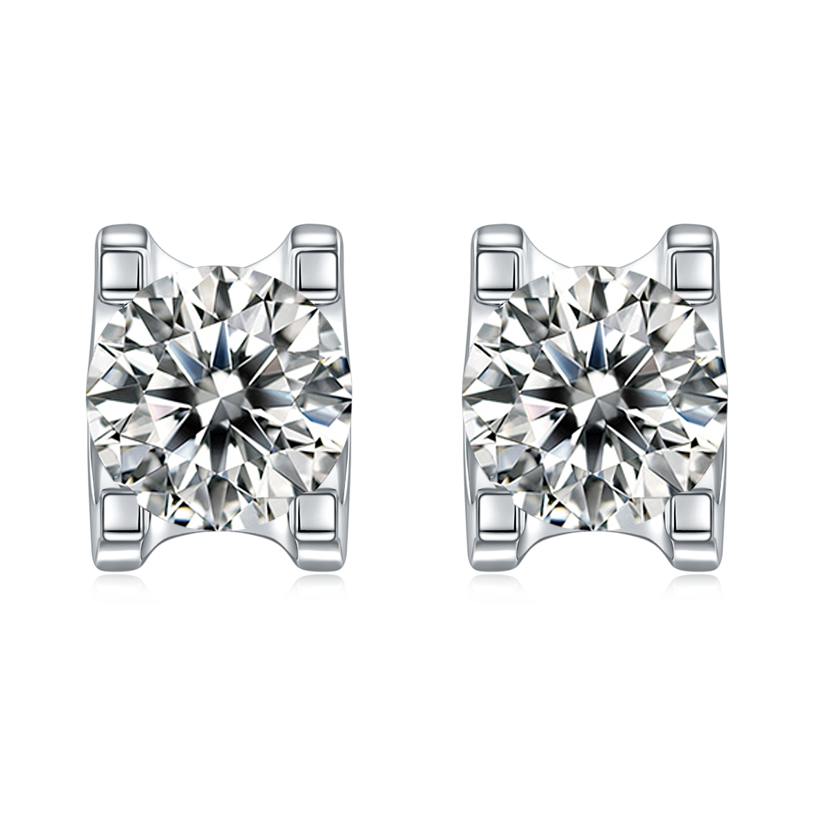 moissanite earrings 