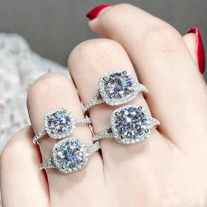 moissanite wedding rings