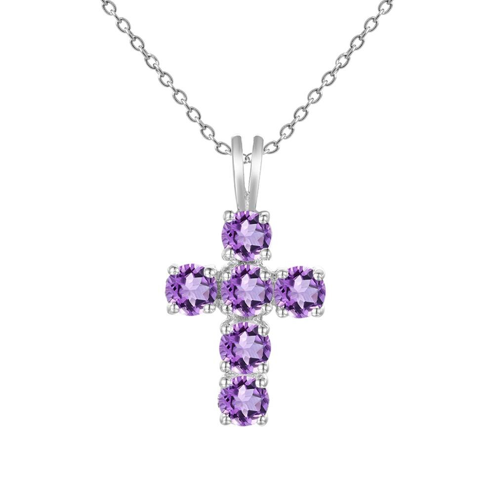 Amethyst Religious Necklace