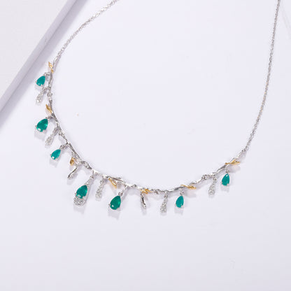 Express your unique style with this eye-catching drop necklace.