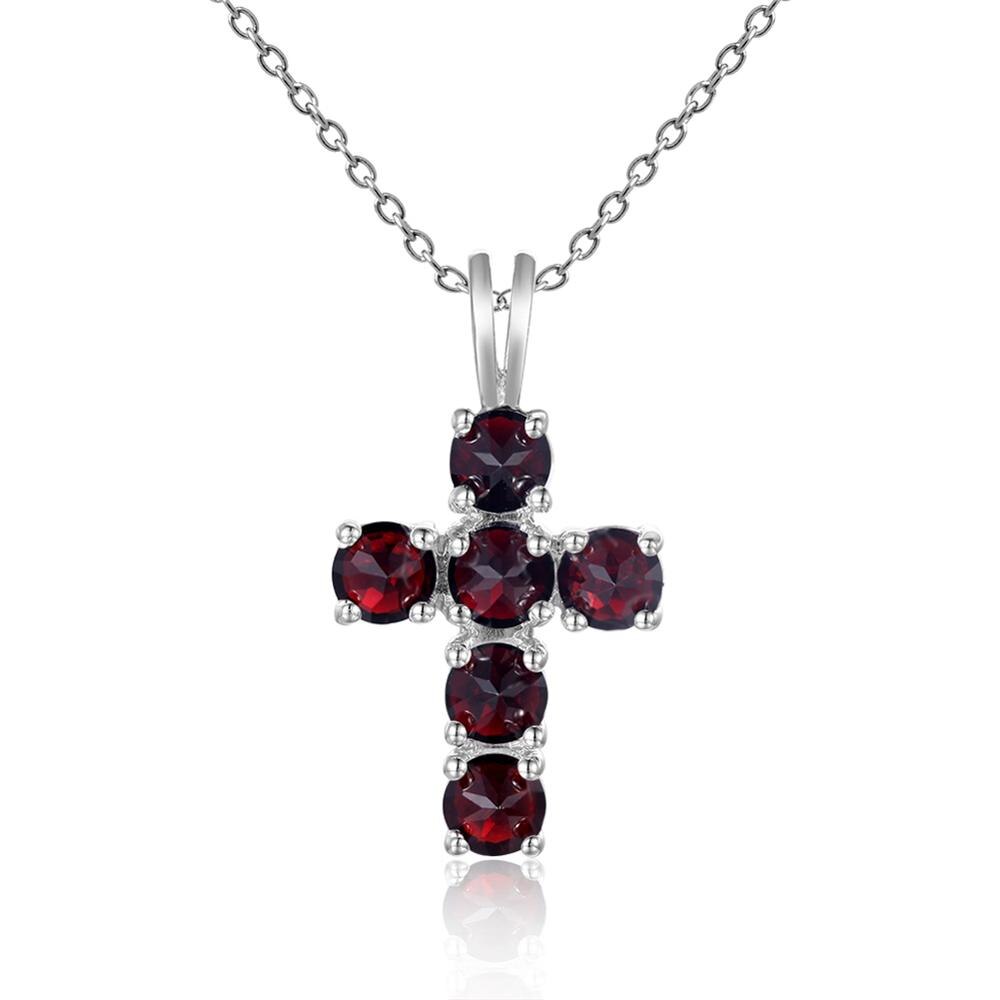 Black Garnet Religious Necklace