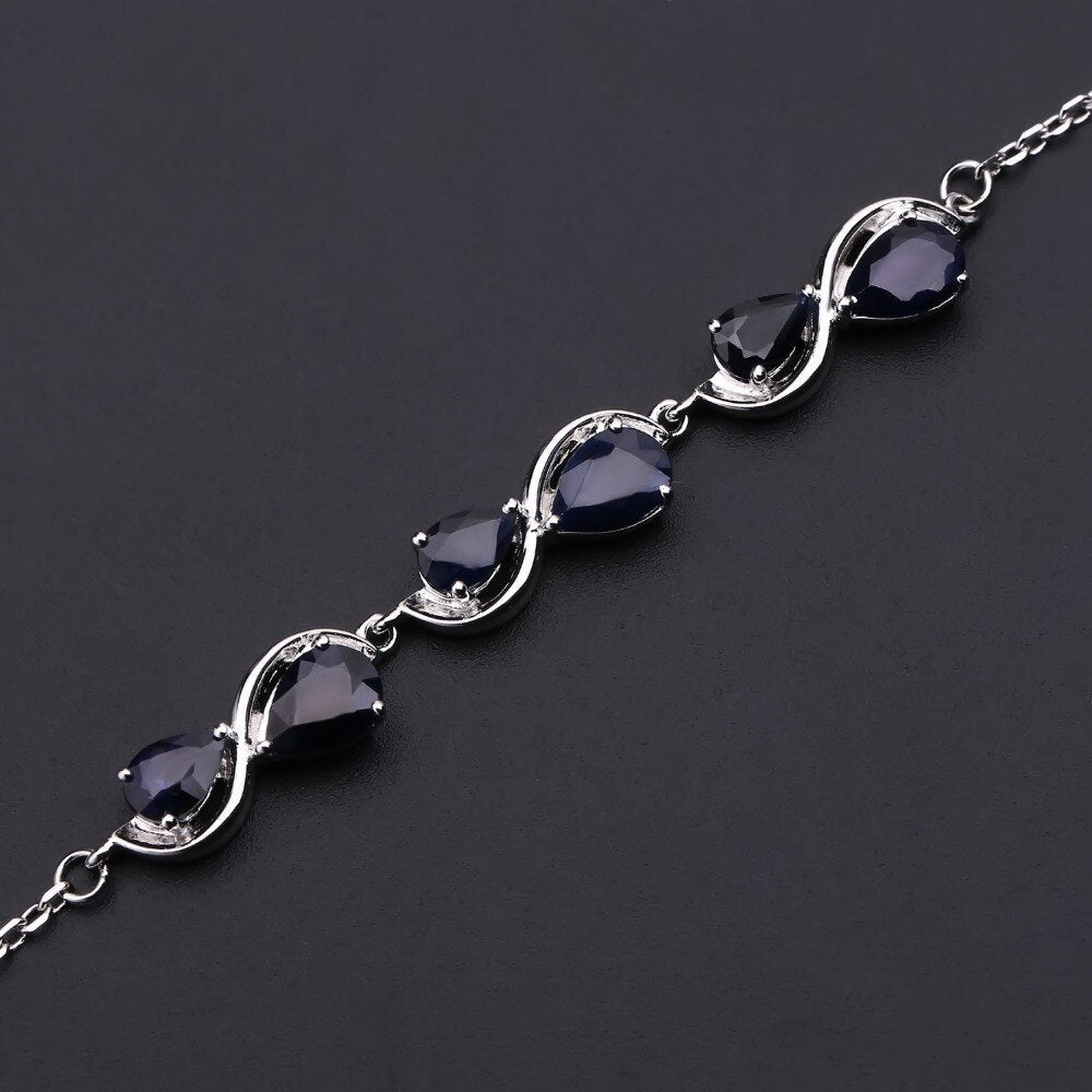 Sapphire Lİnk Bracelet