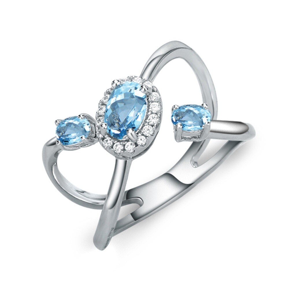 Sky BlueTopaz Ring