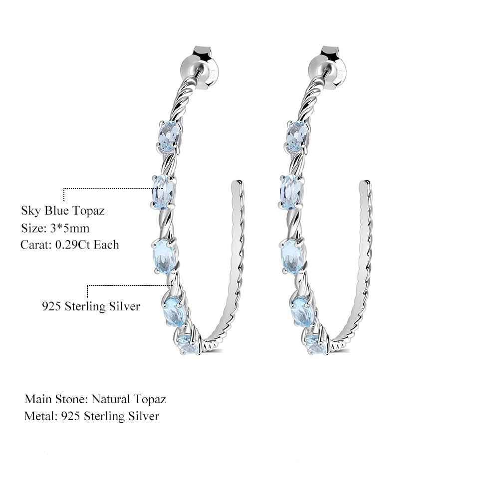 Crafted with 925 Sterling Silver, these earrings are sure to dazzle and dazzle.