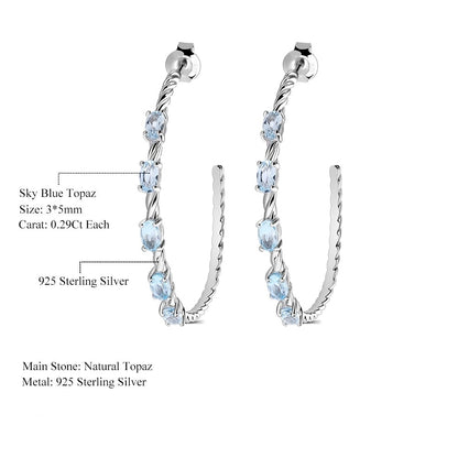 Crafted with 925 Sterling Silver, these earrings are sure to dazzle and dazzle.