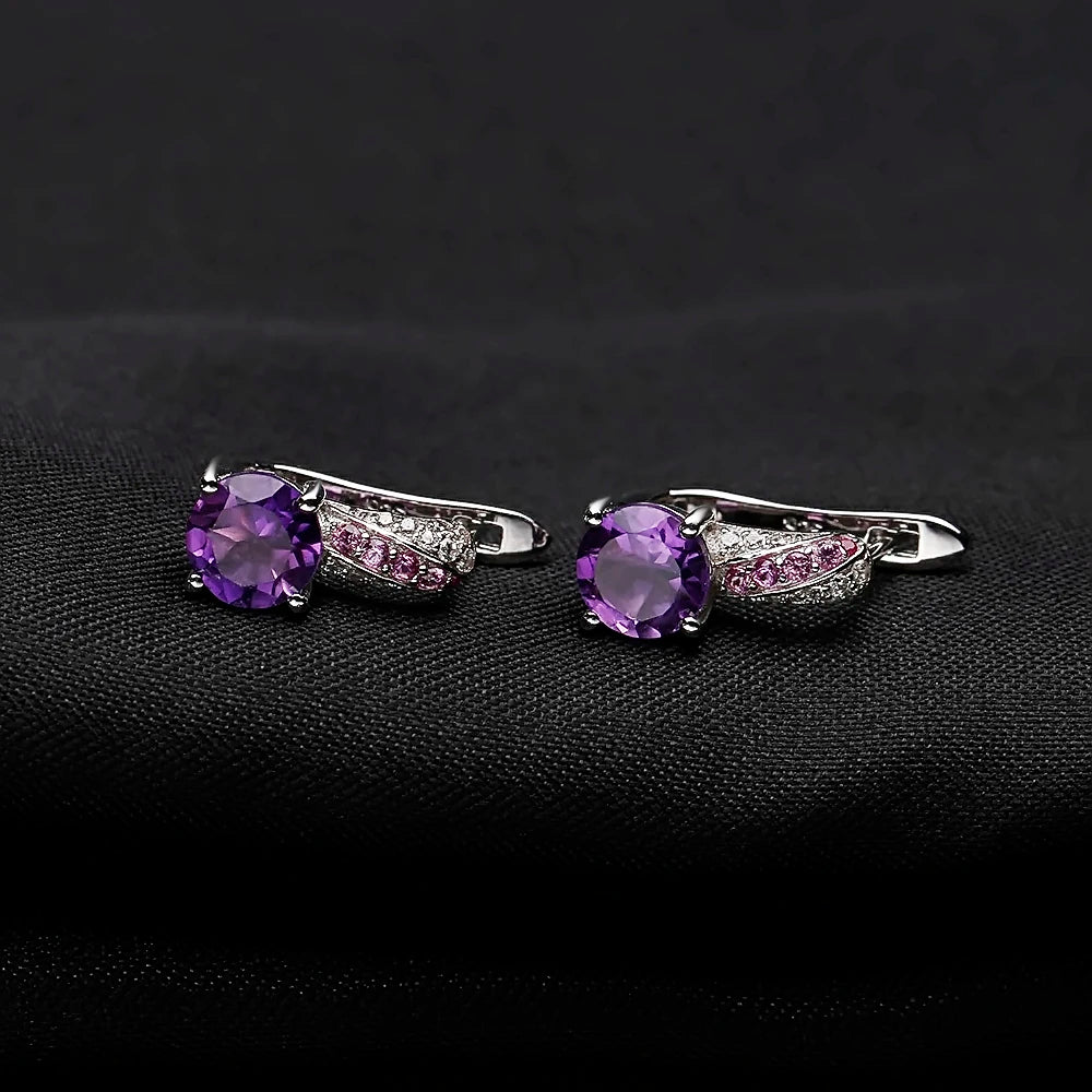 Amethyst Sterling Silver Jewelry Set - Choosen Jewelry Wedding Collection