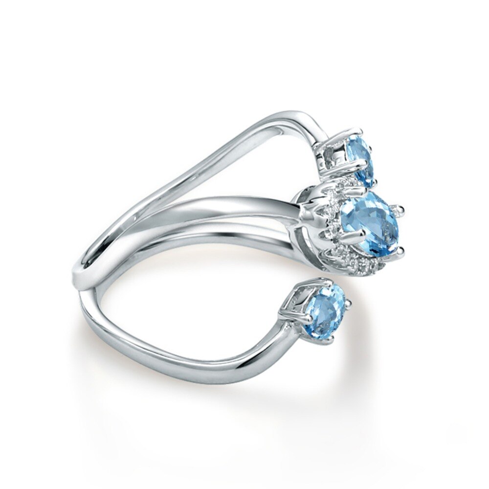 Oval Cut Sky Blue Topaz