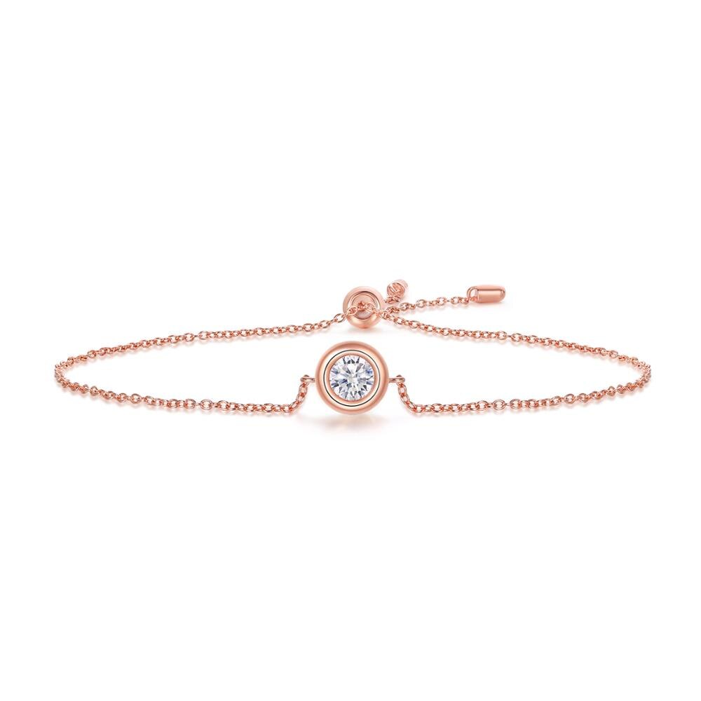 Moissanite Bolo Bracelet