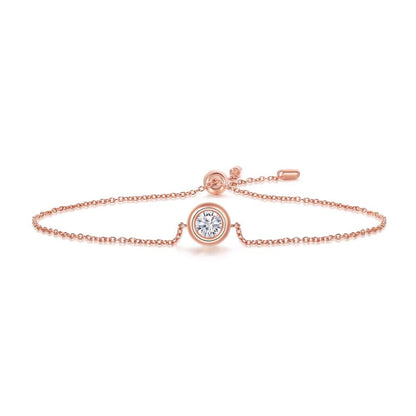 Moissanite Bolo Bracelet