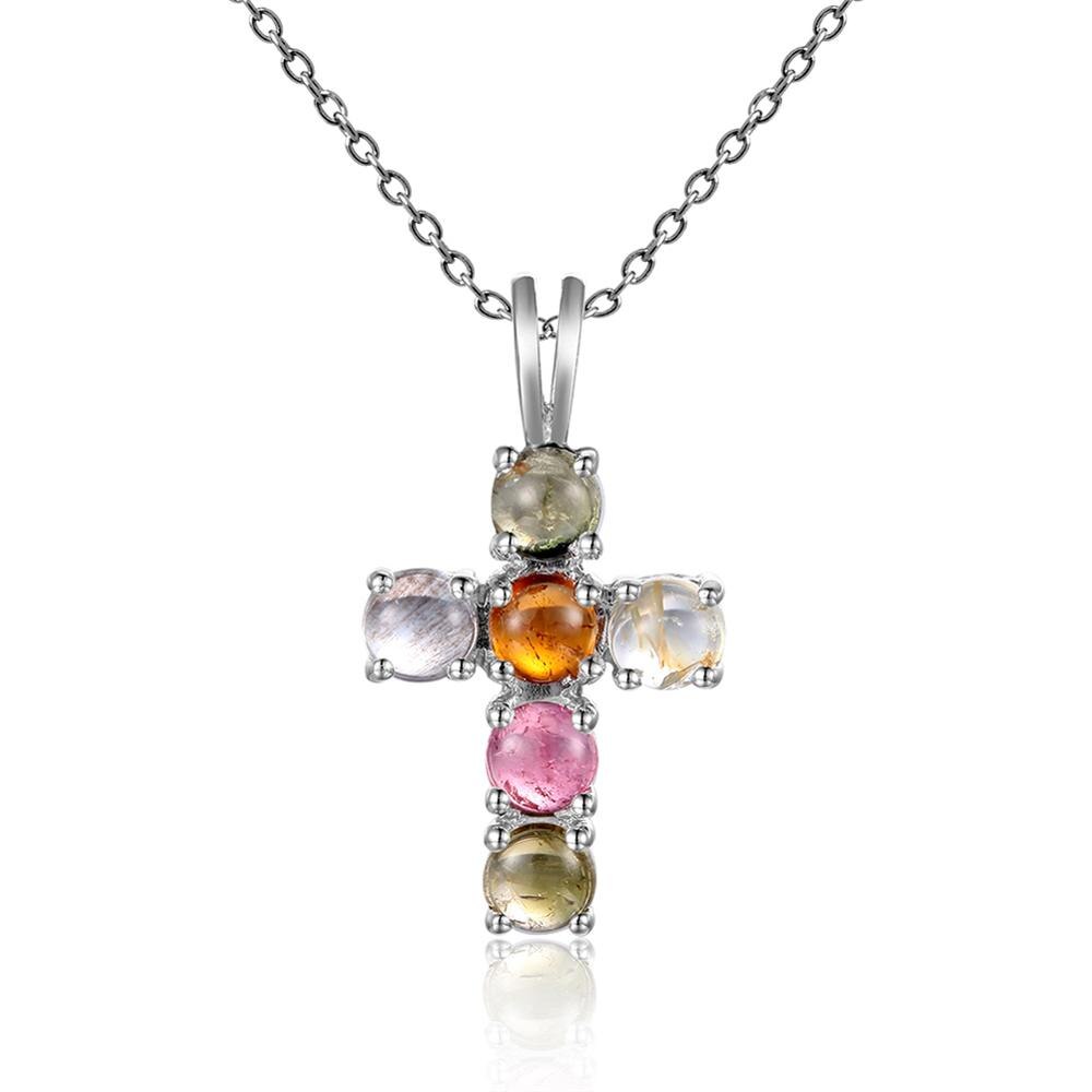 Tourmaline Religious Necklace