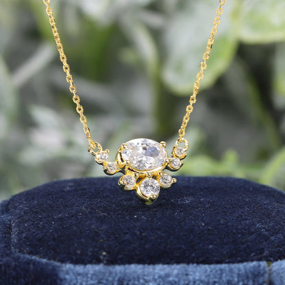 moissanite necklace for women