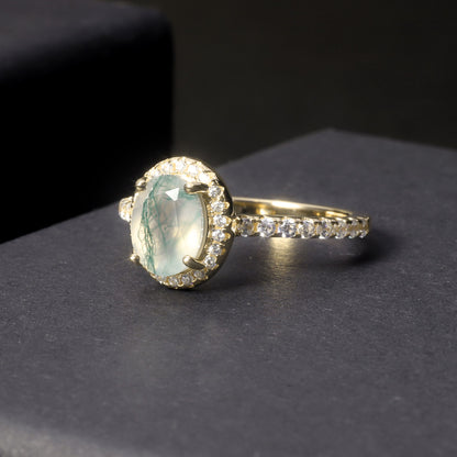 pave engagement ring