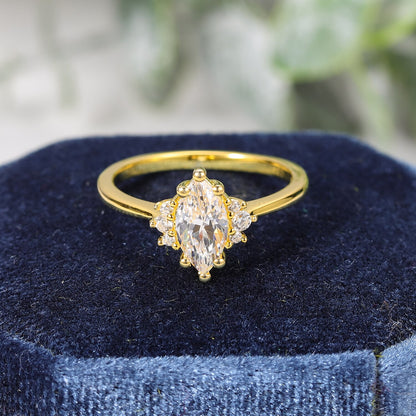 marquise cut engagement rings