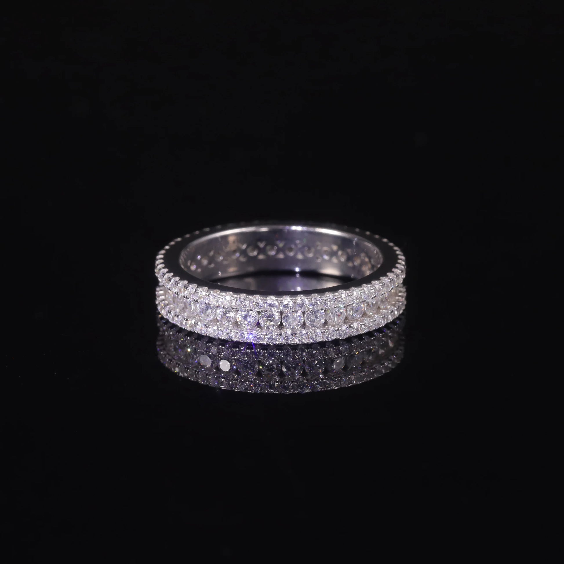 Vintage Art Deco CZ Wedding Band | 925 Sterling Silver | Choosen Jewelry