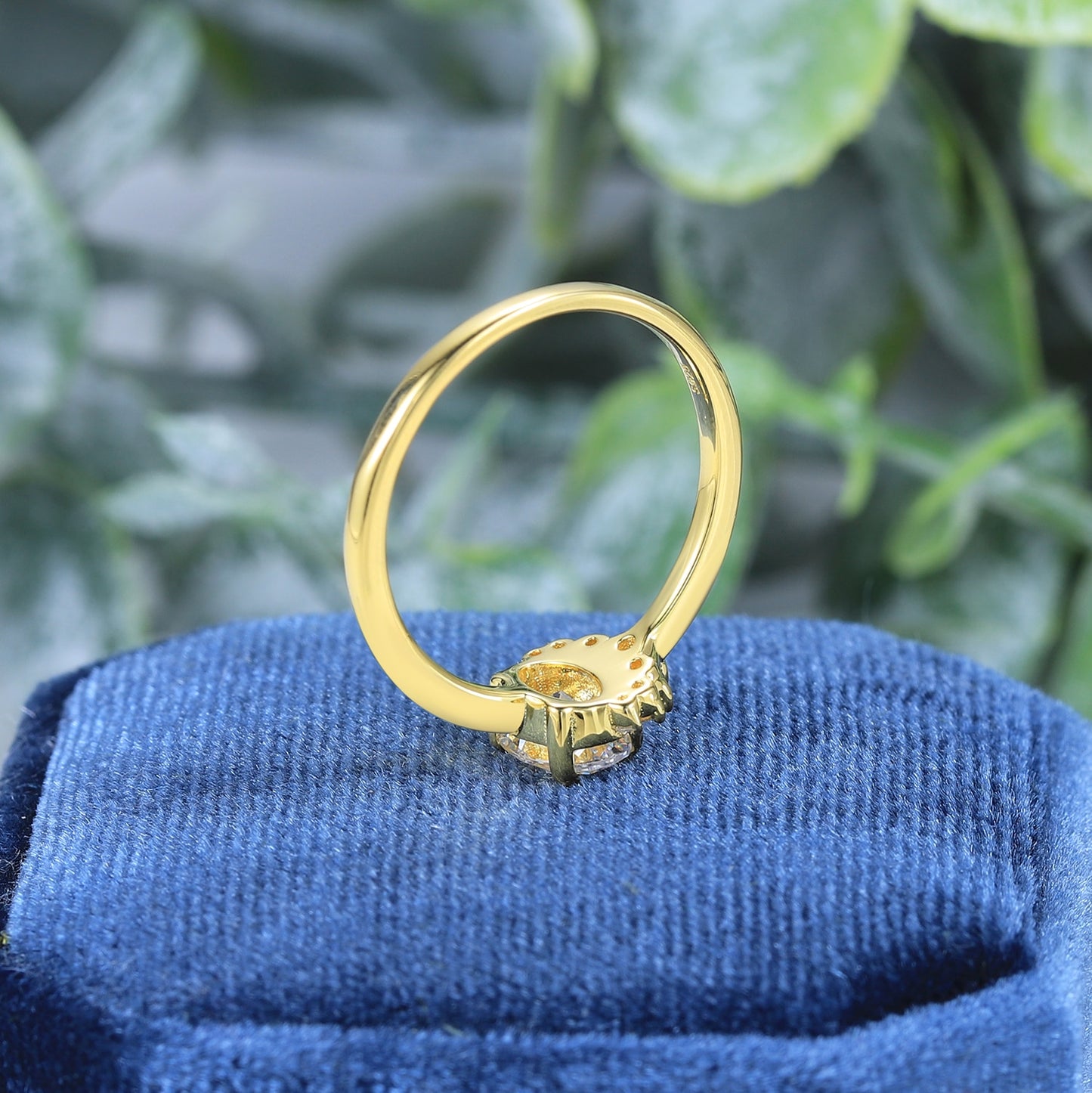 Gold Plated Cluster Ring