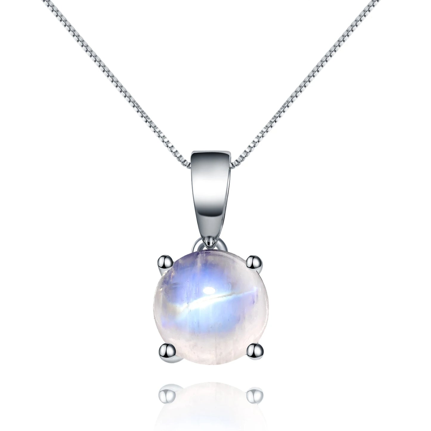 June Birthstone Moonstone Pendant Necklace | 925 Sterling Silver | Choosen Jewelry