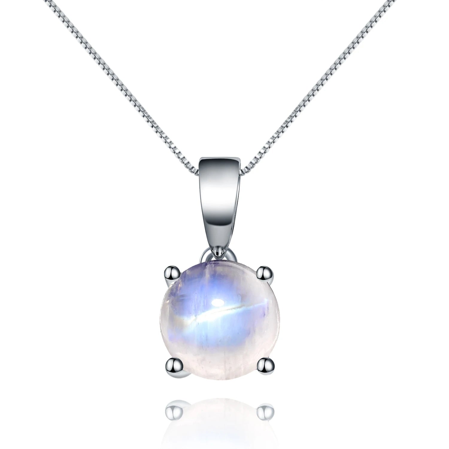 June Birthstone Moonstone Pendant Necklace | 925 Sterling Silver | Choosen Jewelry