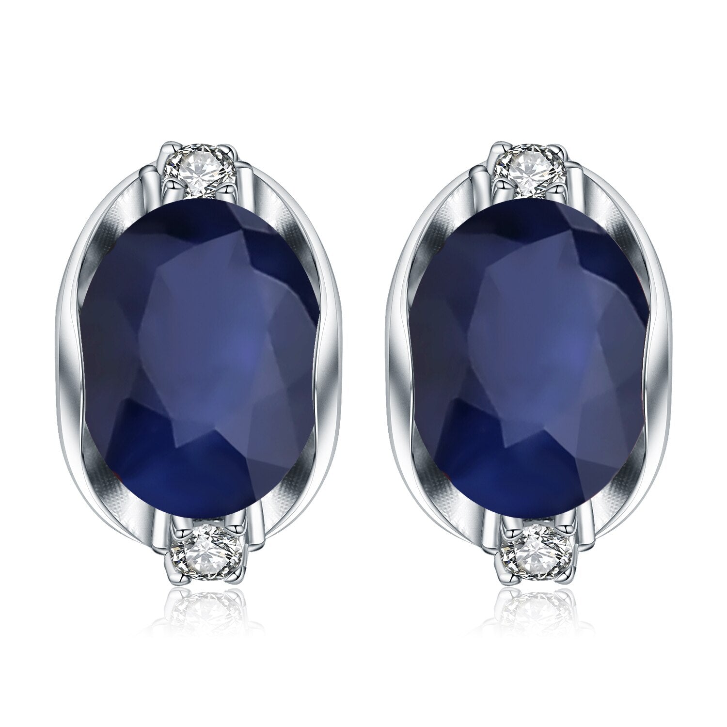 Sapphire Lever Back Earrings