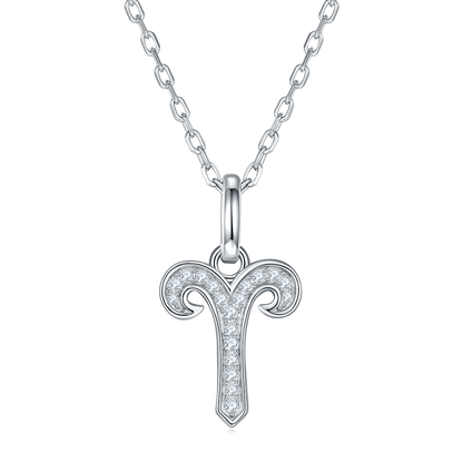 Aries Moissanite Necklace