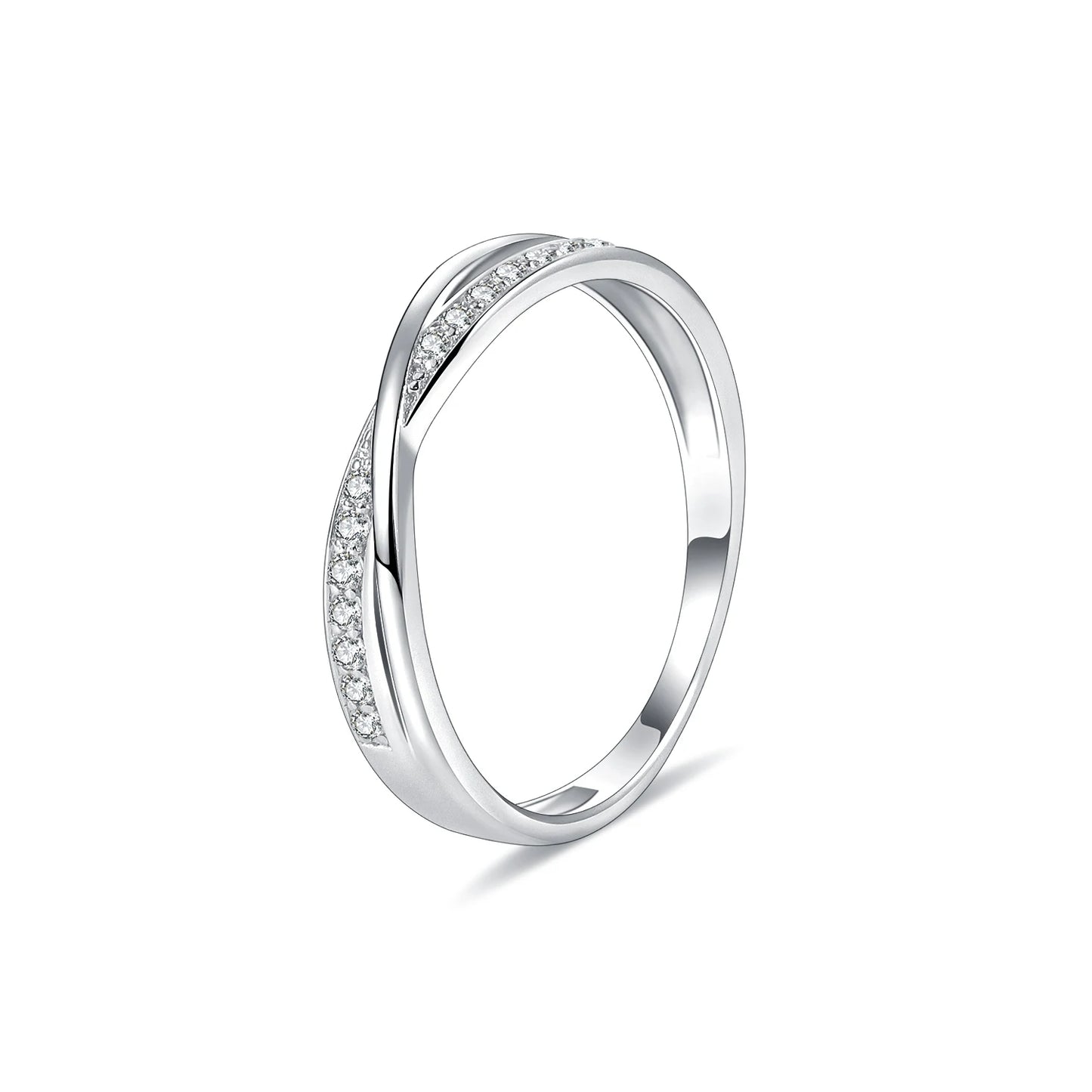 Choosen Jewelry: Moissanite Couple's Wedding Bands in 925 Sterling Silver - Classic Promise Rings