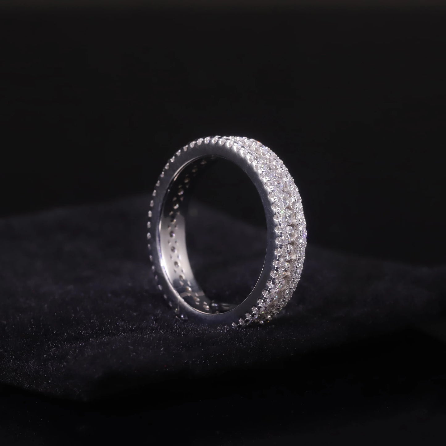 Vintage Art Deco CZ Wedding Band | 925 Sterling Silver | Choosen Jewelry