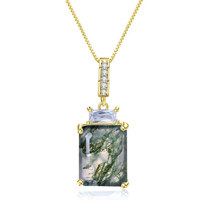 Moss Agate necklace