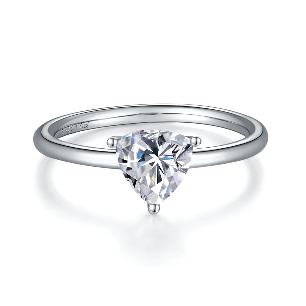 trillion cut engagement ring