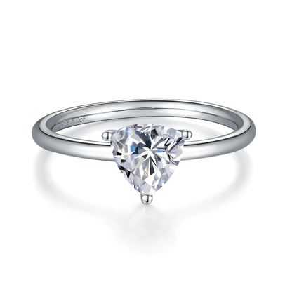 trillion cut engagement ring