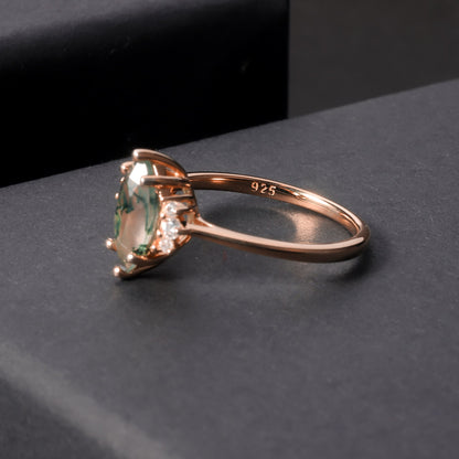 gemstone cluster ring