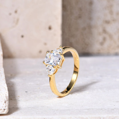 Three Stone Engagement Ring