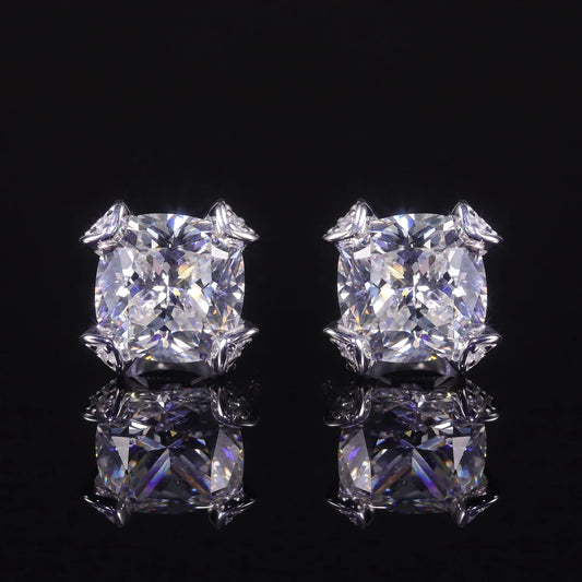 925 Sterling Silver Diamond-fire CZ Stud Earrings | Choosen Jewelry