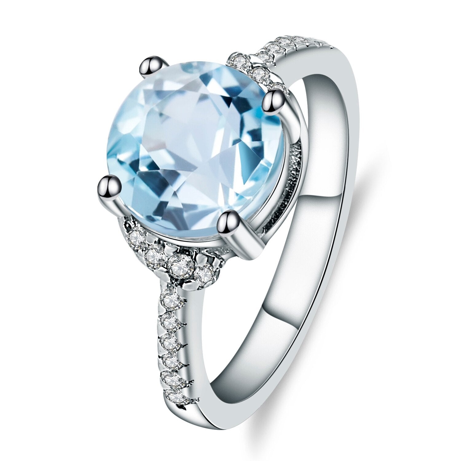 Sky Blue Topaz S925 Ring