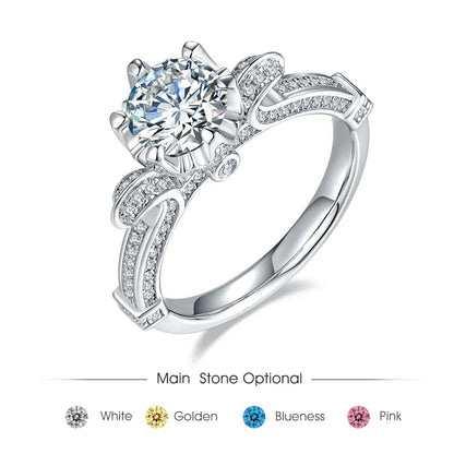 moissanite engagement rings