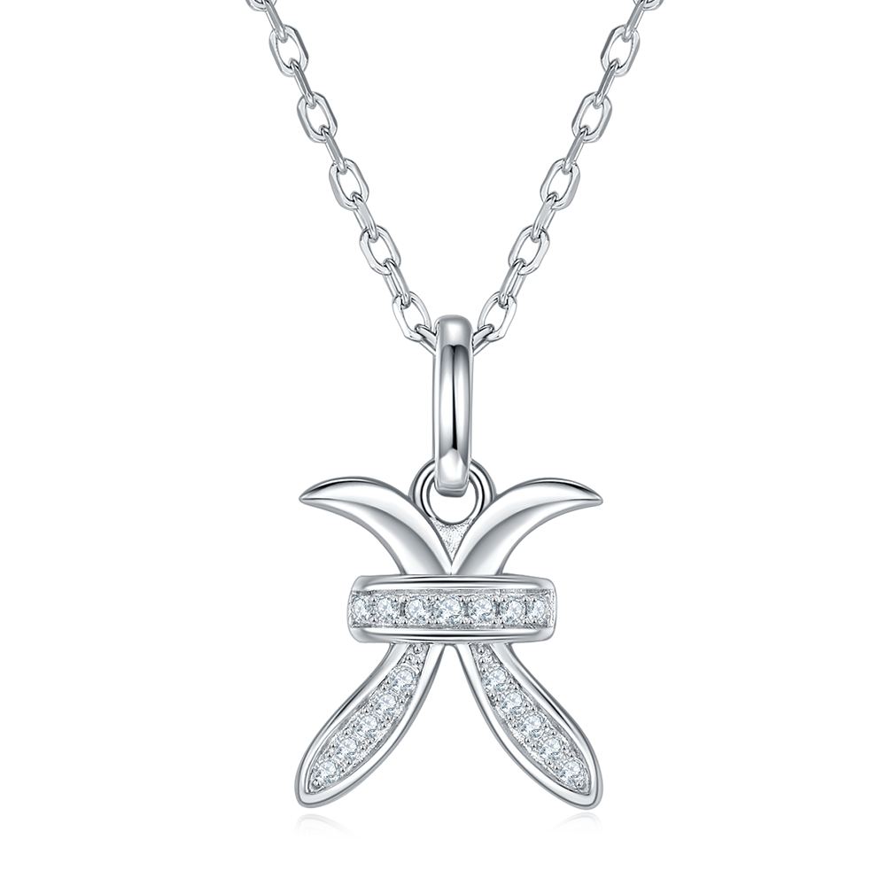 Pisces Moissanite Necklace