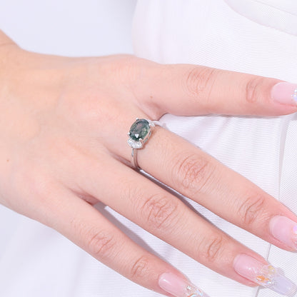 Moss Agate Ring