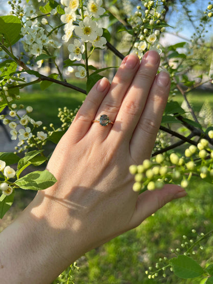 Mossy Agate Ring