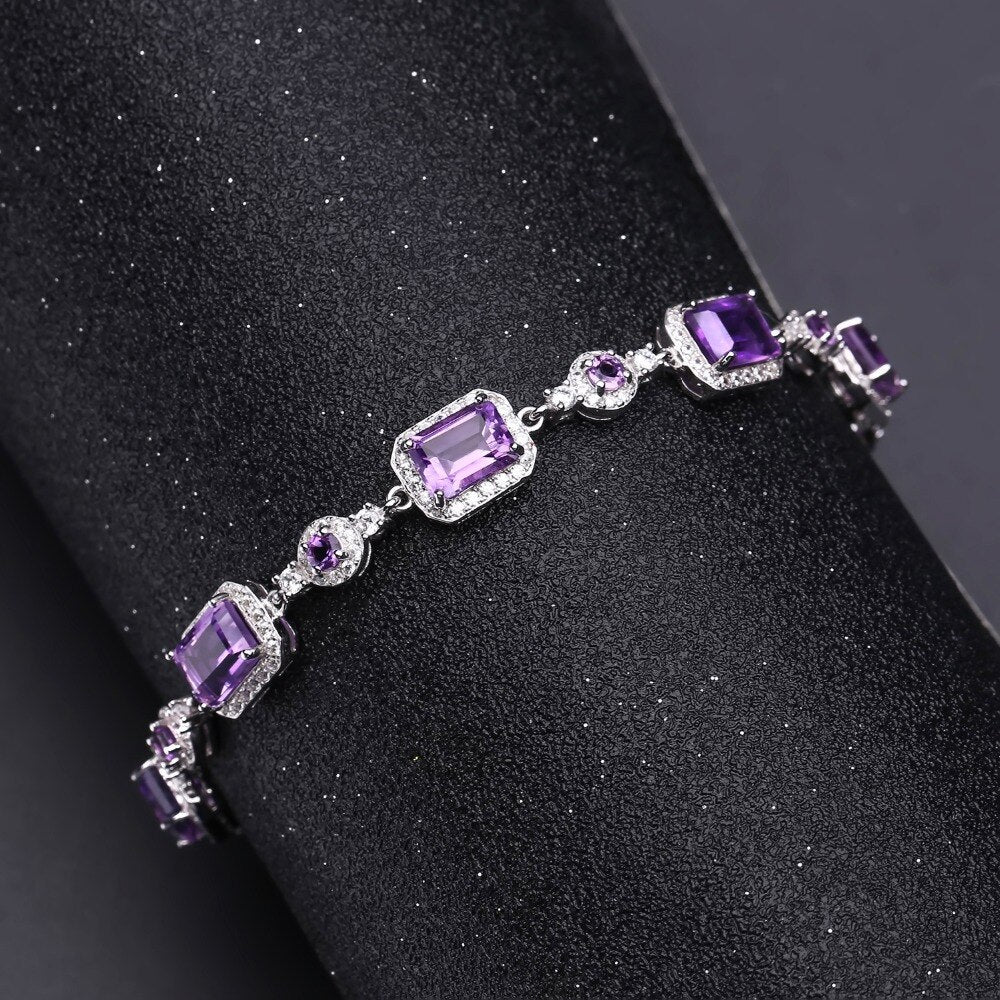 Amethyst Cuff Bracelet