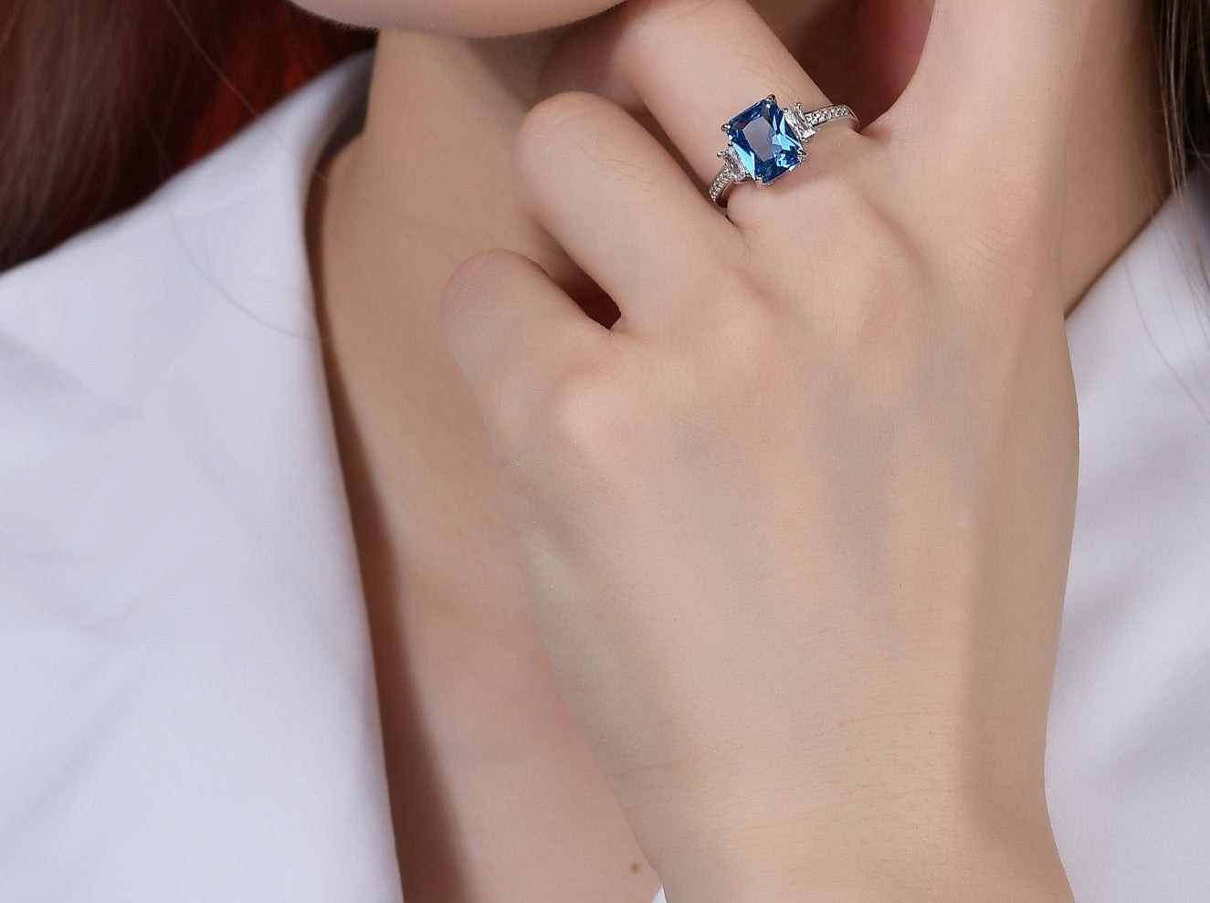 blue sapphire engagement rings 