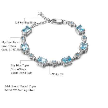 Blue Topaz Bracelet