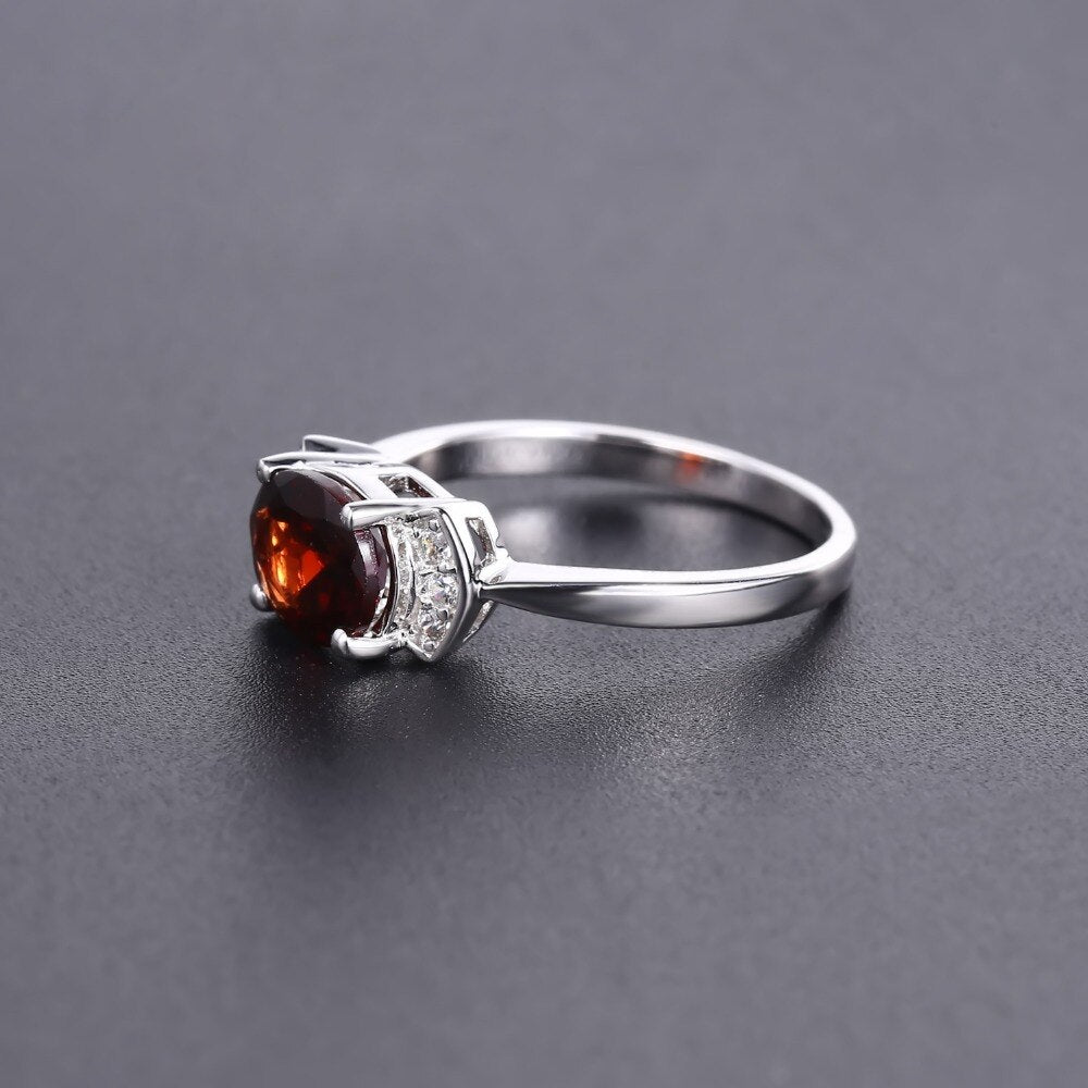 garnet wedding ring 