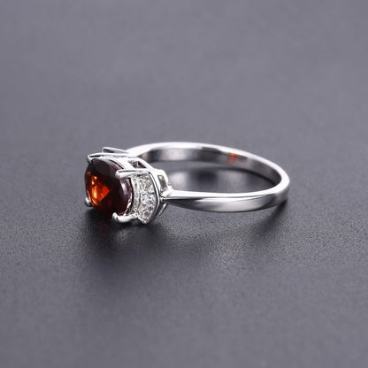 garnet wedding ring