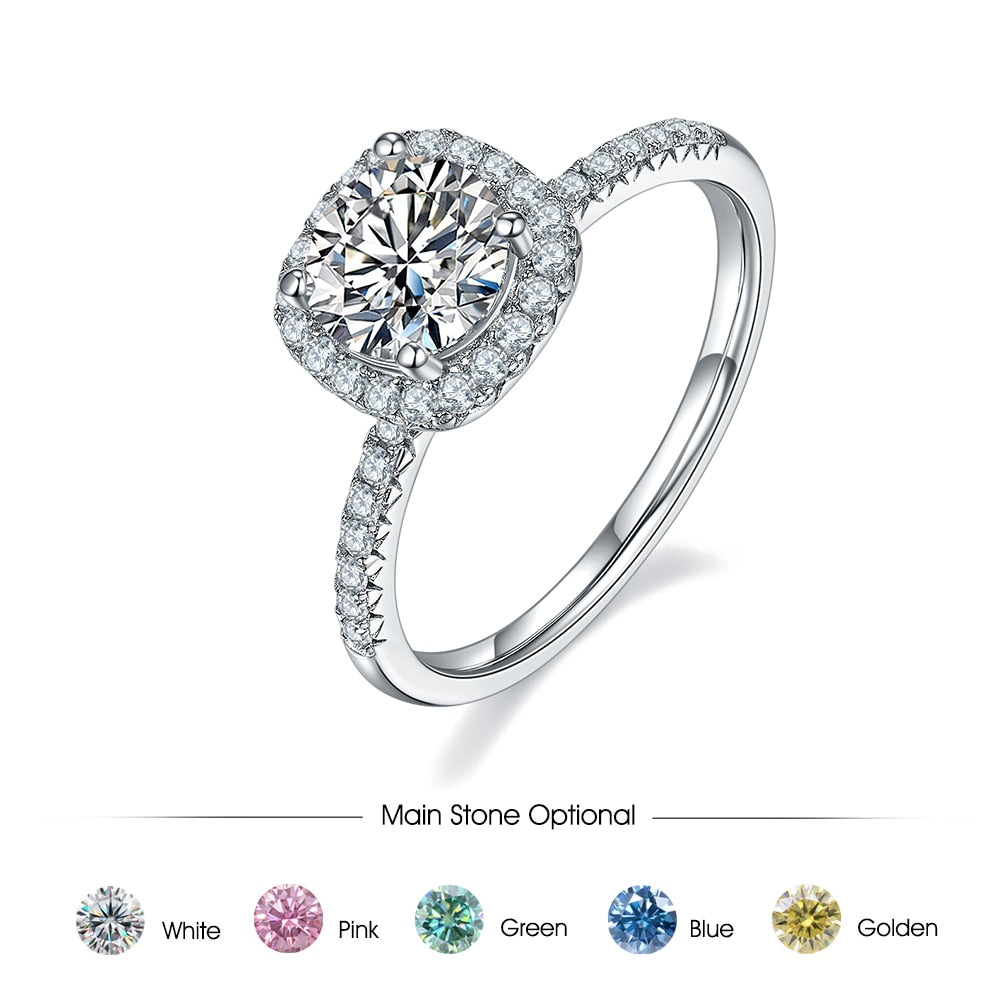 Moissanite Promise Ring